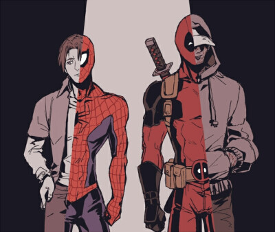 spideypool 贱虫 死侍 