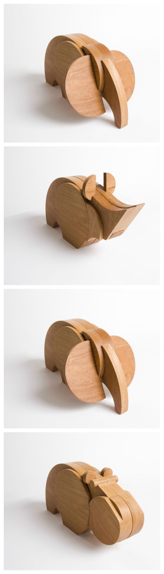 Love these cute wooden animals!: