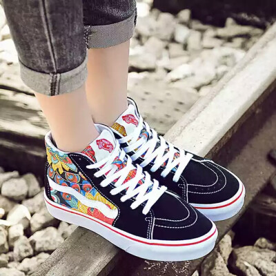 Vans 民族风 孔雀翎