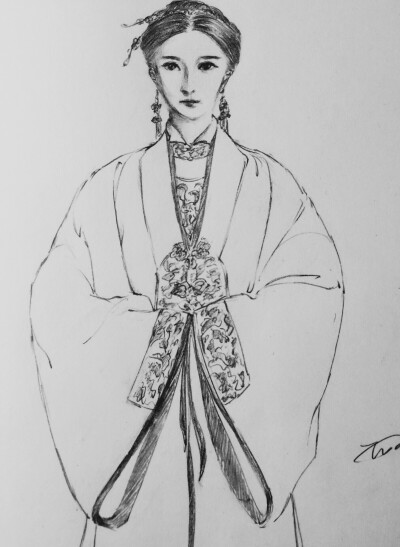 古风插画习作 女医明妃传