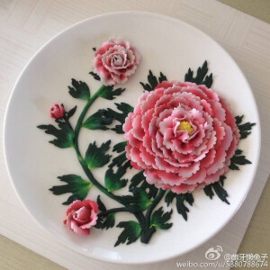 龅牙懒兔子的软陶花练习