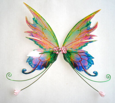 OOAK Fairy Pixie Fantasy Art Doll Wings ADSG IADR ( picture was found on the Esty shop: IndigoMoonWings)
They are made using high quality transparent film and are embellished with glitter and gems.
T…