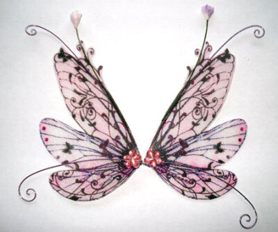 OOAK Fairy Pixie Fantasy Art Doll Wings ADSG IADR ( picture was found on the Esty shop: IndigoMoonWings)
They are made using high quality transparent film and are embellished with glitter and gems.
T…