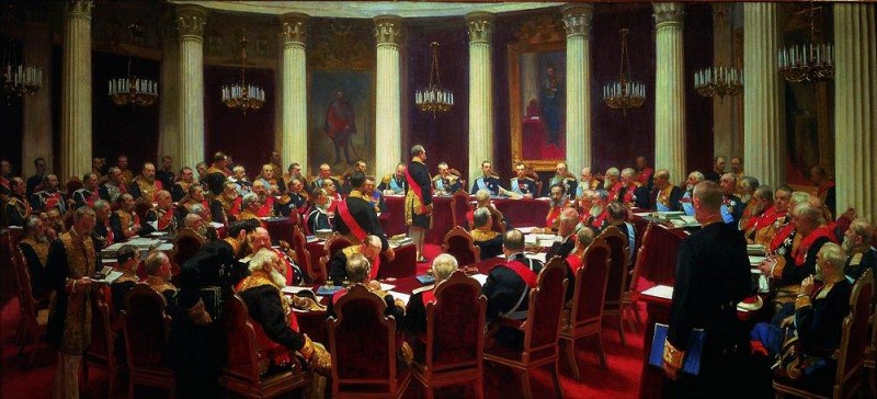 Inaugural Meeting of the State Council May 7, 1901 in honor of the centennial of the date of its establishment. 1903