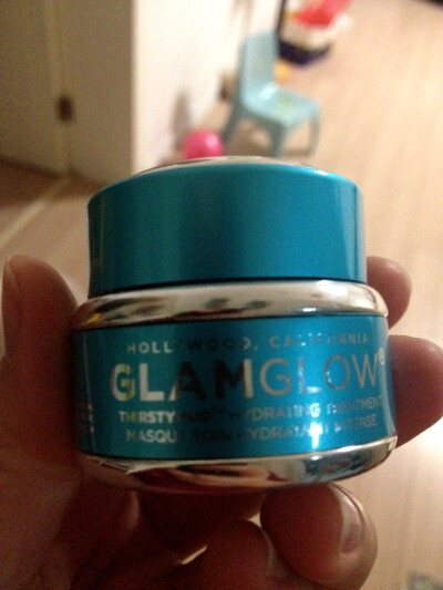 GLAMGLOW蓝罐补水面膜，无感