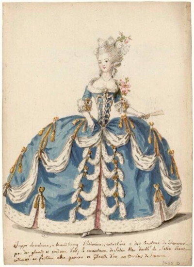 1770～1785，洛可可小裙子