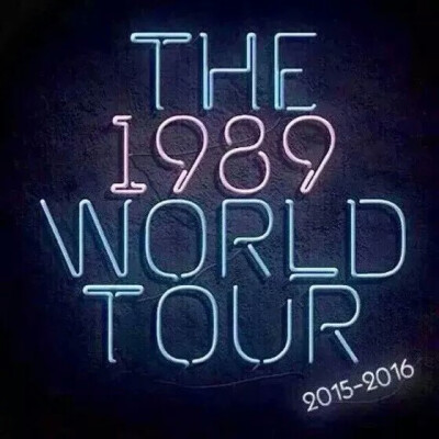 The 1989 world tour.
