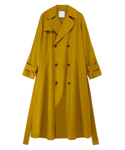 CLANE【PRE ORDER】 DRAPE MAXI TRENCH COAT