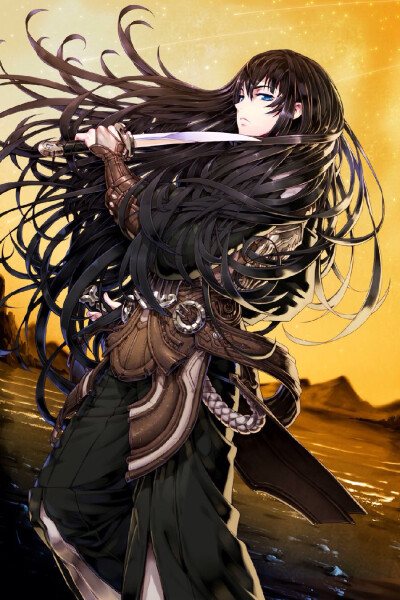 【战斗吧剑灵原画】风帝国第一剑 / 擎天盟护卫武士郑忠胜一阶（没柳天不科学！）