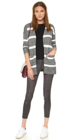 Madewell 条纹 Charlie 开襟衫