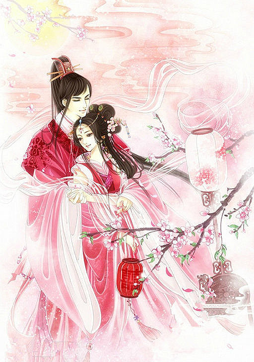 “夫君，我好饿。”女子嘟着小嘴抱怨。“乖娘子，马上就好。”厨房内男子挽着衣袖，俨然一副厨子的扮相。片刻过后“饭菜已做好，请娘子品尝。”女子瞥了眼桌上佳肴，悠然开口，“突然不想吃了。”“……”男子一把拎起那娇小的一团，咬牙切齿地道“来来来，娘子，我们好好谈谈！”“不要，放我下来！”挣扎无果。门关上，轻纱泄下，遮了一室旖旎风光。
By烟雨红尘林熙儿
