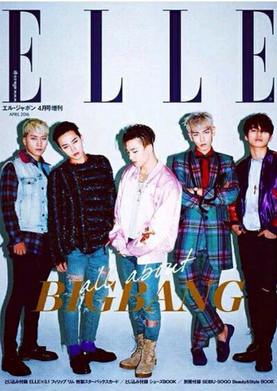 【INS】#权志龙#ins更新：BIGBANG on ELLE magazine cover shoot Just out now✔