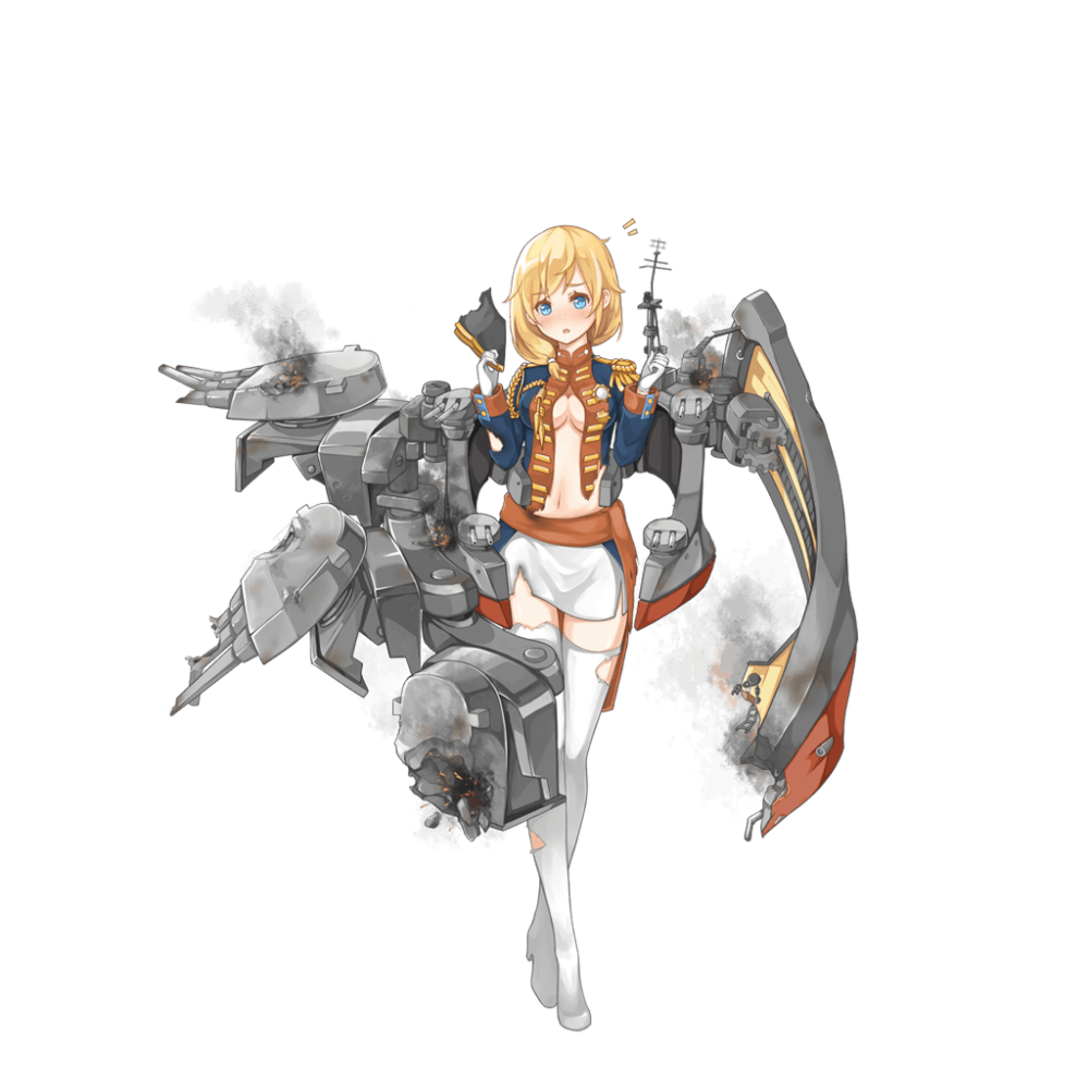 战舰少女罗德尼大破