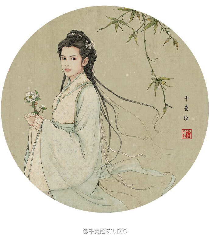 草木有本心，何求美人折！绘师：千景绘