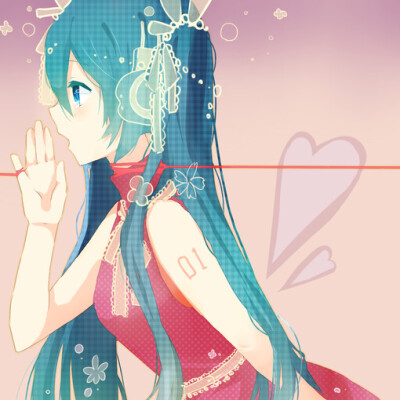 –用心去感受你的距离❤ VOCALOID 初音ミク. Pixiv