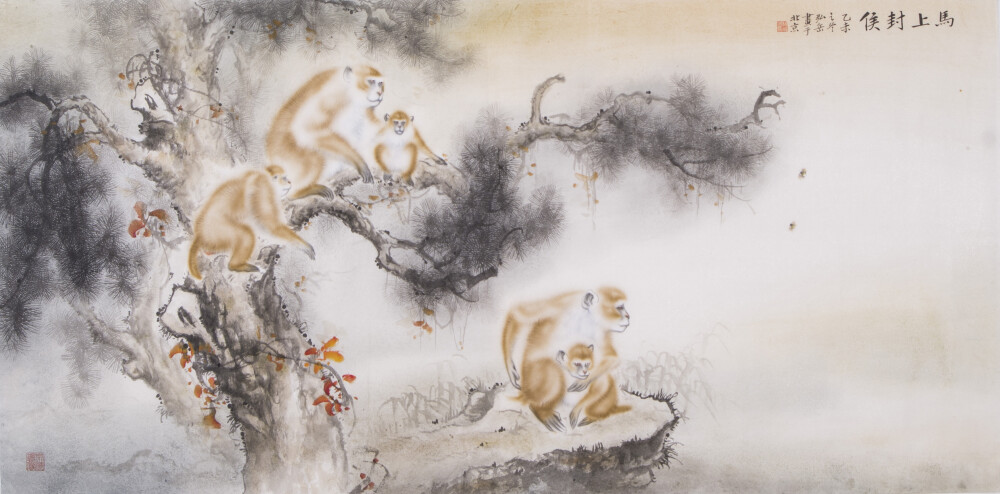 杨弘岳工笔画，工笔技巧，中国画家杨弘岳，学习工笔画山水画