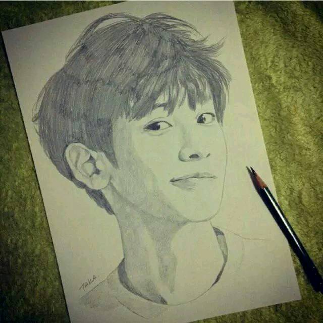 exo 素描 朴灿烈
