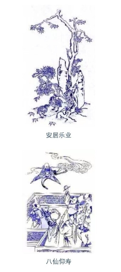 【 常见的中国青花图案 及其寓意… 】