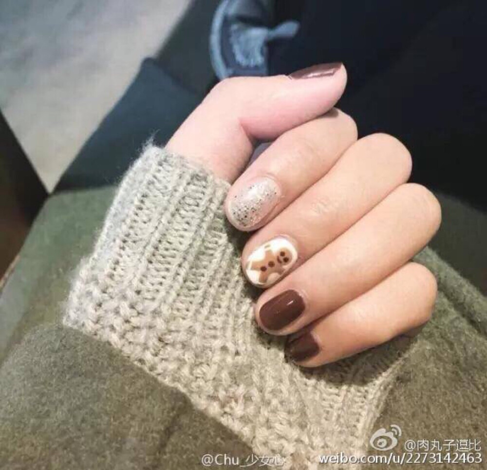 咖色姜饼人