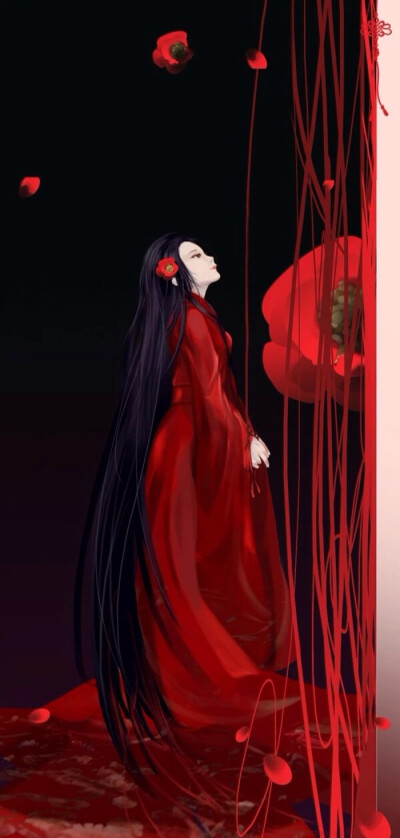 红衣女子