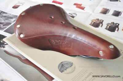 BROOKS B17棕色钢轨车座高档自行车车座 座垫复古自行车纯进口