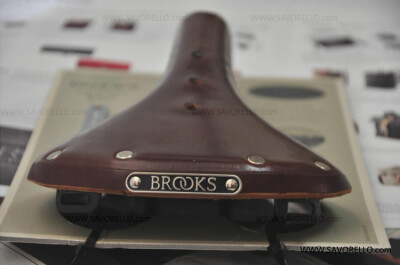 BROOKS B17棕色钢轨车座高档自行车车座 座垫复古自行车纯进口