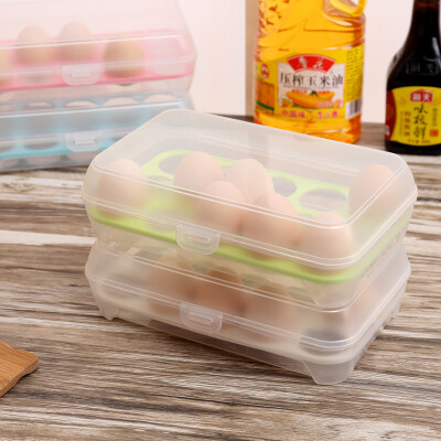 鸡蛋收纳盒鸡蛋托盘 保鲜盒冰箱冷藏鸡蛋盒塑料鸡蛋分格