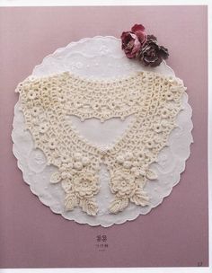 croche: crochet collar‏ (has diagram)