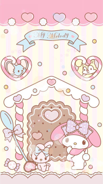 sanrio melody 自購壁紙