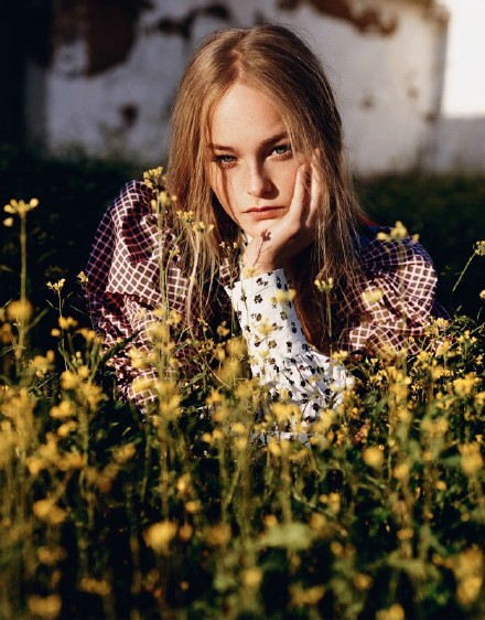 model:jean campbell for uk vogue 2016.3月号