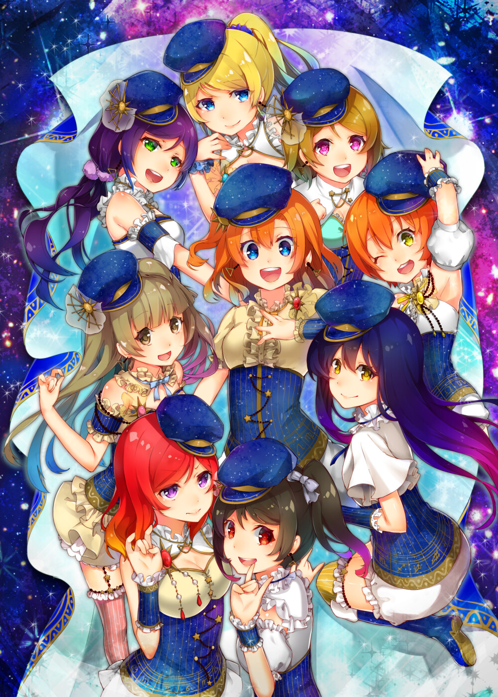 Love Live！[高坂穗乃果/南琴梨{南小鳥}/園田海未/星空凜/西木野真姬/小泉花陽/東條希/矢澤日香/絢瀨繪里]