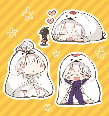 #轉推# #刀剣乱舞# #鶴丸國永# 啊啊啊啊!! 萌化了.._(´ཀ`」 ∠)_ via twi:塩葛餅(@ kzmch_tr823)