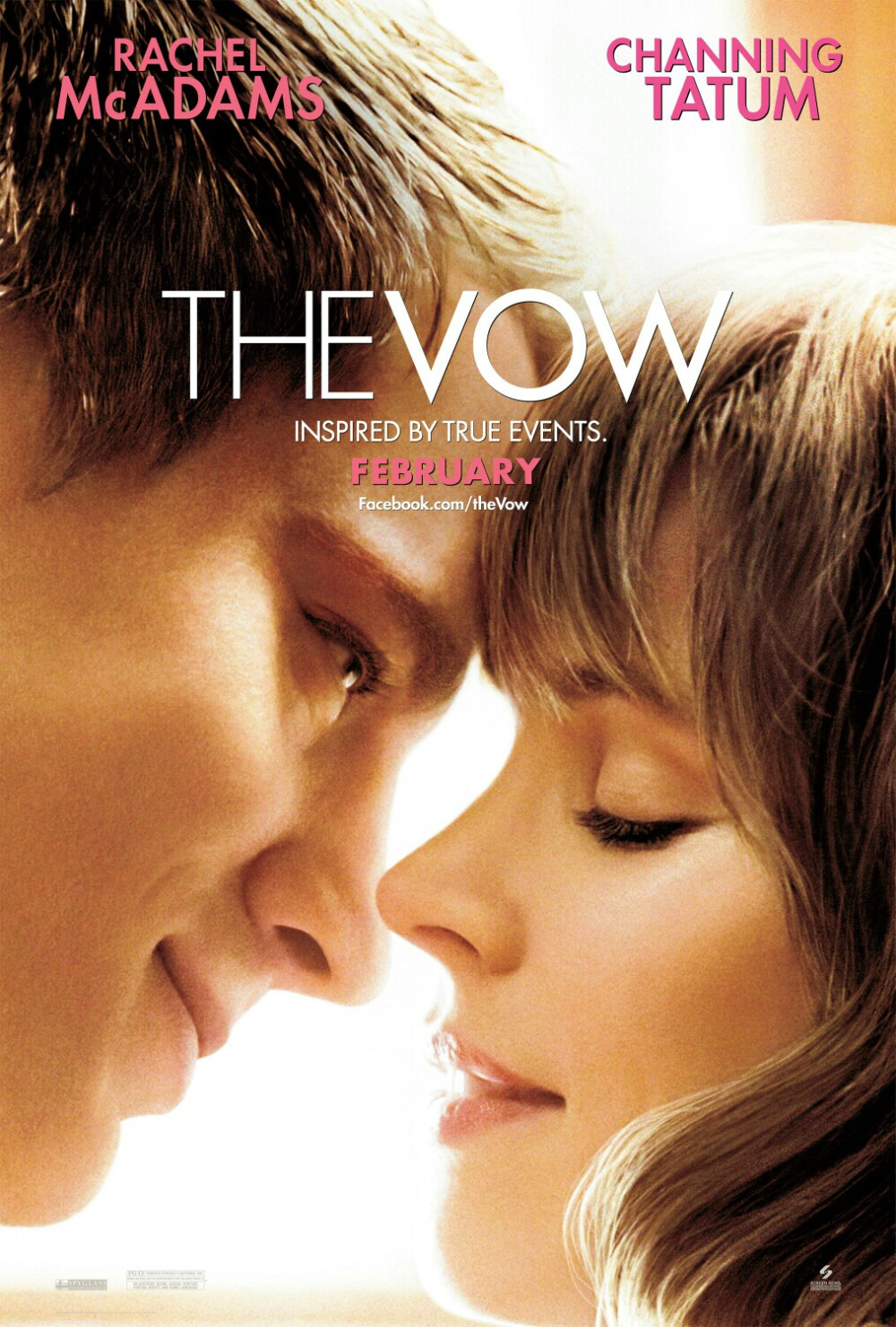 誓约 The Vow,女主是瑞秋-麦克亚当斯，也是恋恋笔记本的女主，总觉得她的眼睛会说话，很有魅力的感觉。这部电影是根据真是故事改变的，可能有人会觉得这样的套路有点假，可是它就是一个真实故，现实生活中真的会有一个这么痴情这么忠于自己海誓山盟的另一半的人，收获一份感动。誓约 The Vow,女主是瑞秋-麦克亚当斯，也是恋恋笔记本的女主，总觉得她的眼睛会说话，很有魅力的感觉。这部电影是根据真是故事改变的，可能有人会觉得这样的套路有点假，可是它就是一个真实故，现实生活中真的会有一个这么痴情这么忠于自己海誓山盟的另一半的人，收获一份感动。