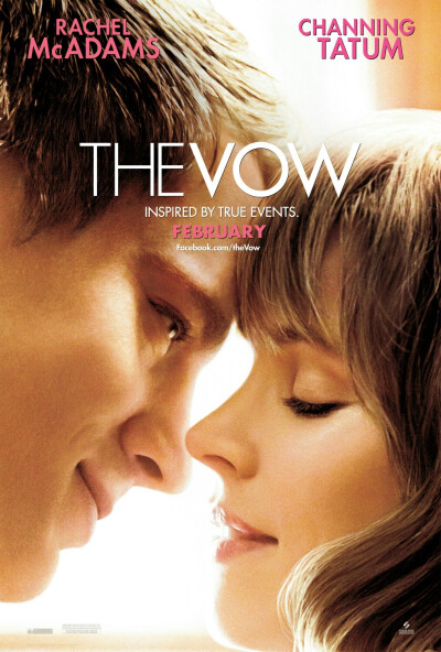 誓约 The Vow,女主是瑞秋-麦克亚当斯，也是恋恋笔记本的女主，总觉得她的眼睛会说话，很有魅力的感觉。这部电影是根据真是故事改变的，可能有人会觉得这样的套路有点假，可是它就是一个真实故，现实生活中真的…