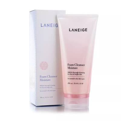 Laneige/兰芝保湿泡沫洗面奶洁面乳 滋润补水保湿