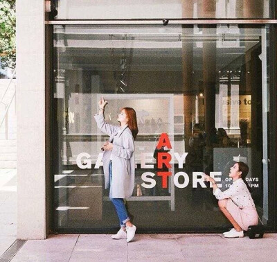 我和闺密的旅游环拍 喜欢点赞 