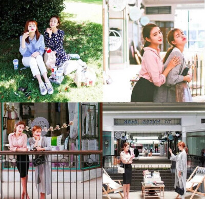 我和闺密的旅游环拍 喜欢点赞 