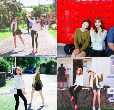 我和闺密的旅游环拍 喜欢点赞 