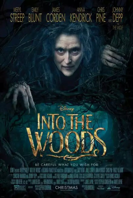 《魔法黑森林》（Into the Woods）是迪士尼电影公司出品的一部奇幻歌舞电影，2014年12月25日在美国上映。
影片根据百老汇舞台剧改编，汇集了格林童话中“灰姑娘”、“小红帽”、“长发公主”、“杰克与豆茎”四个脍炙人口的故事与角色，并套上讽刺剧的面纱而组成一个“成人童话故事”。