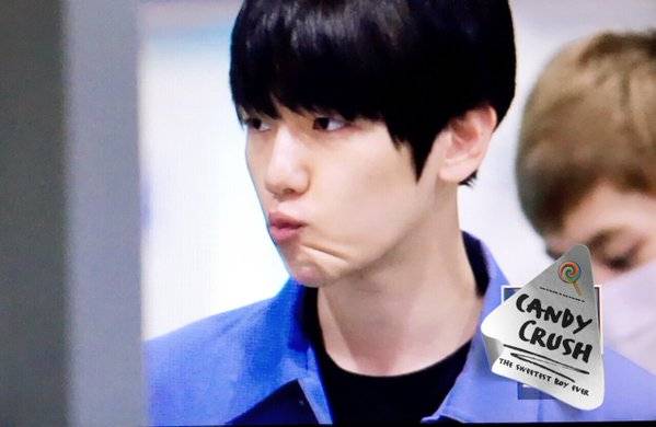 边伯贤 160305大连机场到达
宝宝怎么不开心？来姐姐抱抱！咱们晚上见啦！