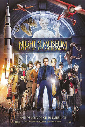 《博物馆奇妙夜2》（Night at the Museum: Battle of the Smithsonian）是一部2009年的美国冒险喜剧电影，由肖恩·利维执导，是2006年电影《博物馆奇妙夜》的续集。主要演员有本·斯蒂勒、艾米·亚当斯、罗宾·威廉斯、欧文·威尔逊、汉克·阿扎里亚等人。
影片讲述了赖瑞经过第一集的博物馆奇遇后， 以自己名字为品牌的手电筒赚了不少钱，衣食无忧，但心底总是有一点失落感，同时博物馆发生了一件大事，促使赖瑞再次回到了博物馆，继续奇妙之旅。
