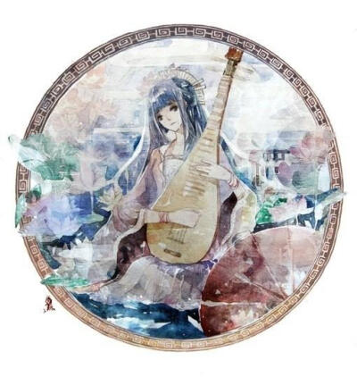 淡青一袭裳，琵琶语华殇