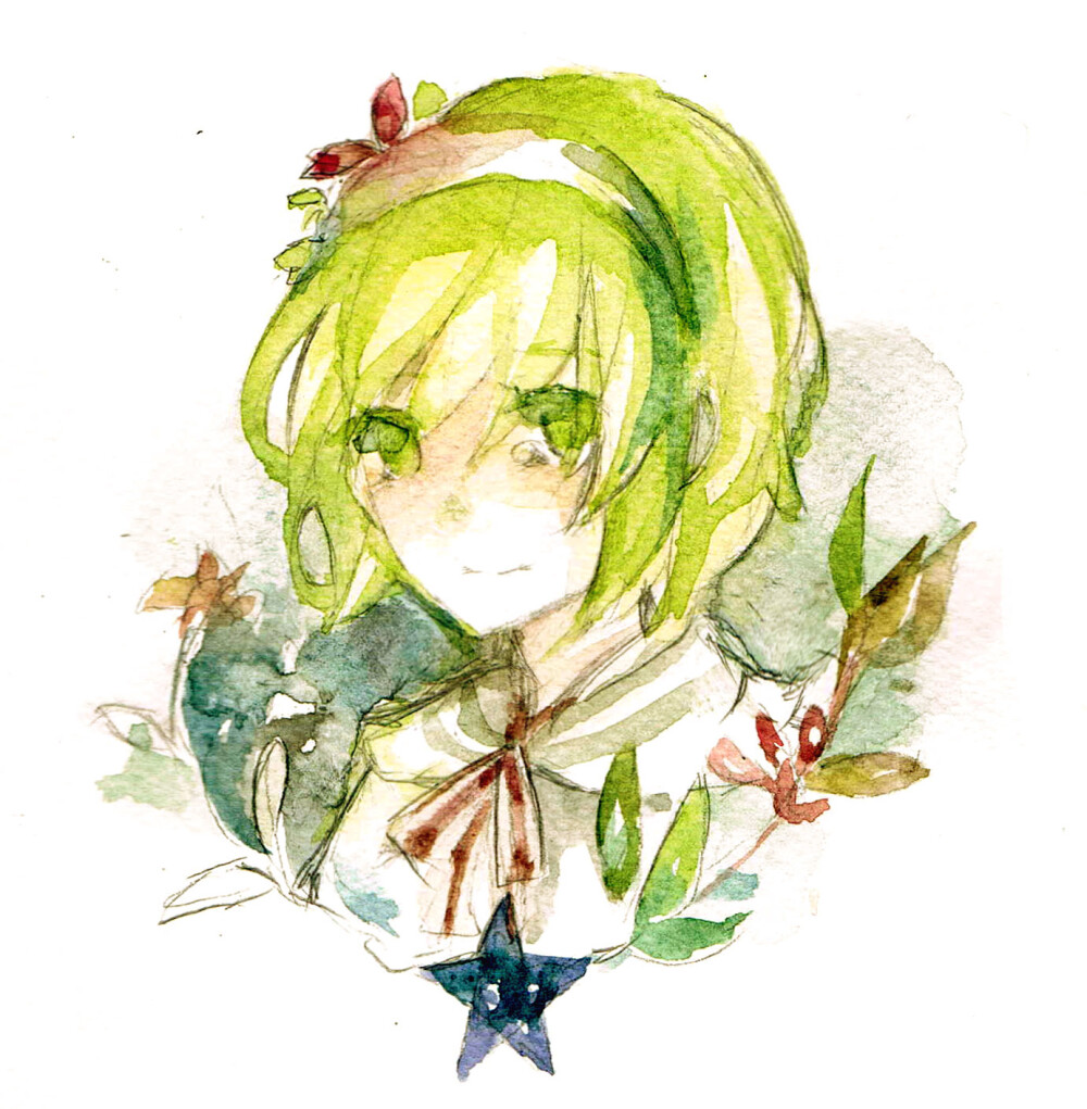 v家 GUMI 水彩