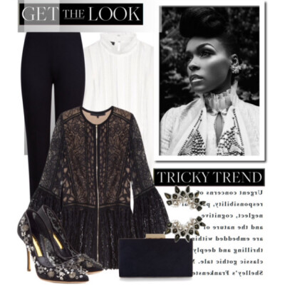 Tricky Trend: Romantic High Neck Blouse