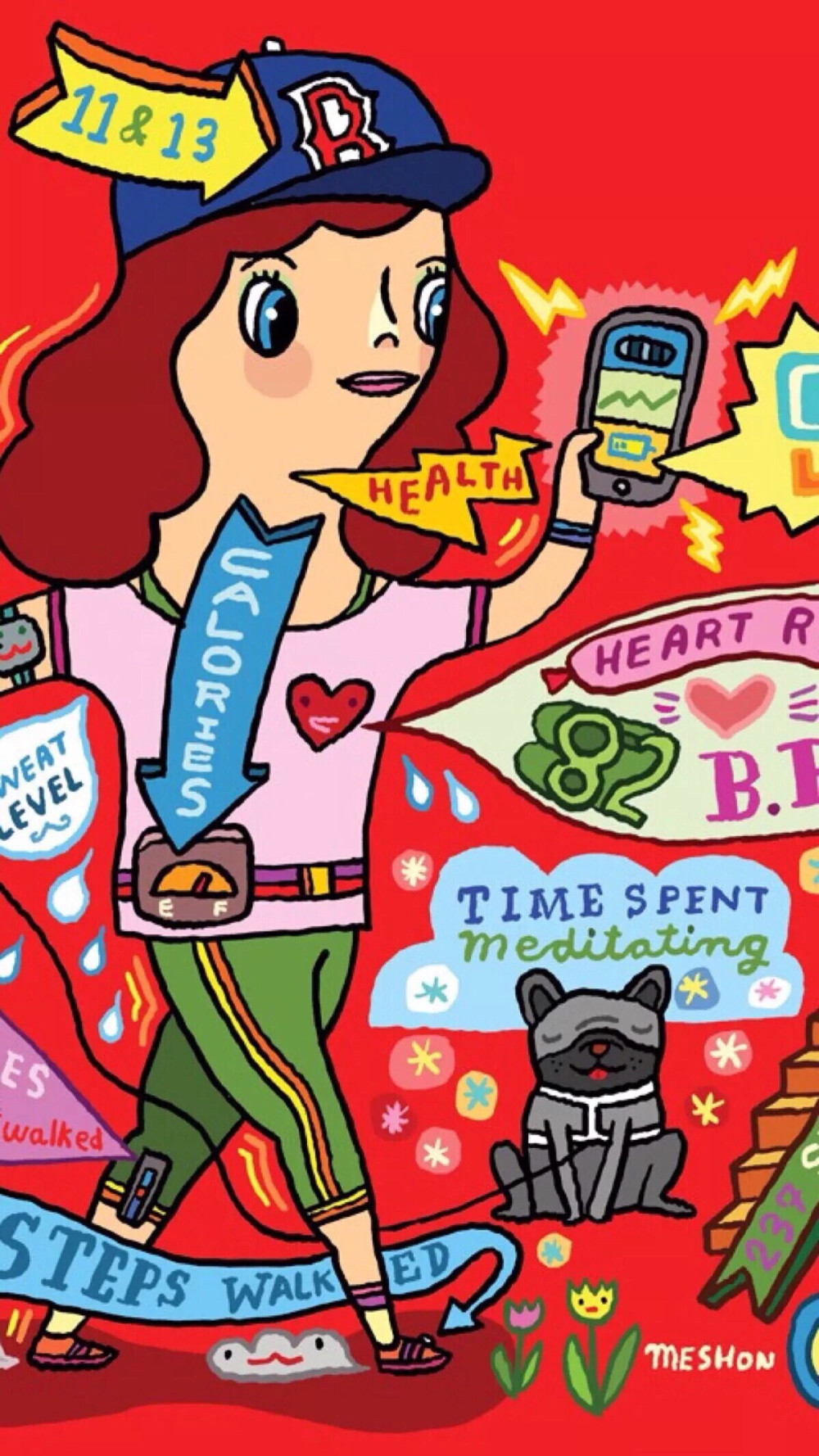 iphone壁纸手绘涂鸦