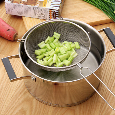 欧润哲 不锈钢网漏滤筛 果汁漏勺豆浆过滤网油炸网