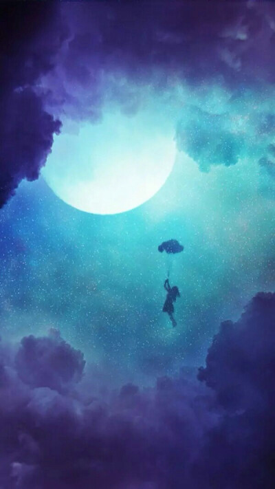 月之夜 唯美 清新 由风带我们实现梦想