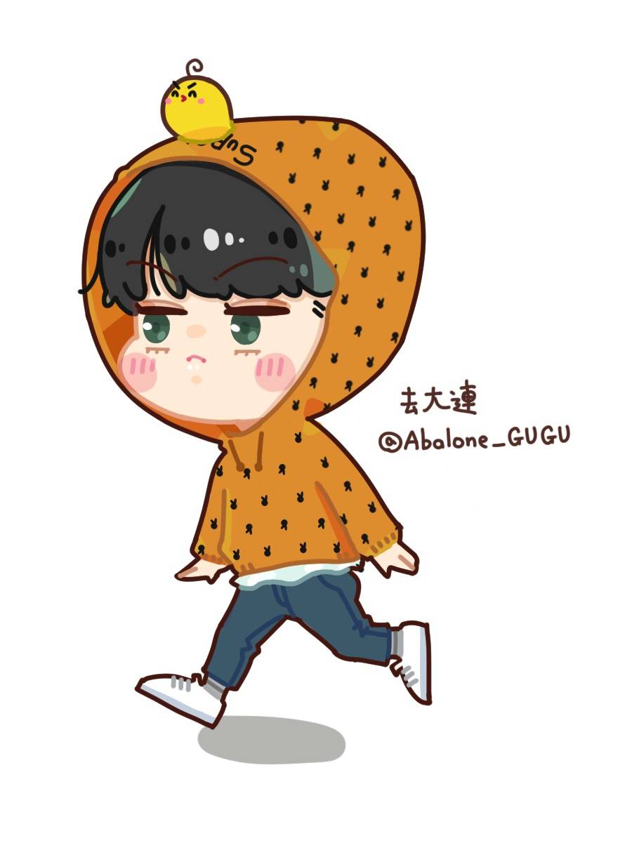 exo吴世勋sehun粉丝手绘fanart插画q版byabalonegugu