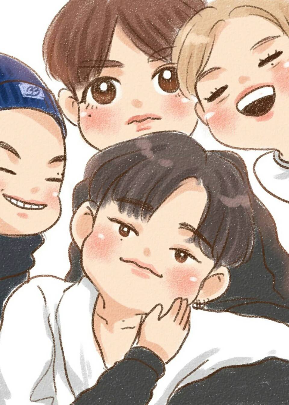 got7 借笔 荣宰 有谦 斑斑 - 堆糖,美图壁纸兴趣社区