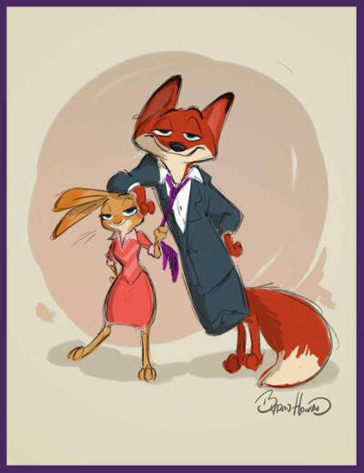 #迪士尼##疯狂动物城##zootopia#原稿